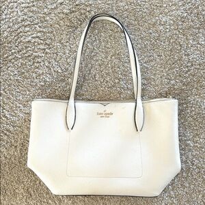 Kate Spade White Tote Bag